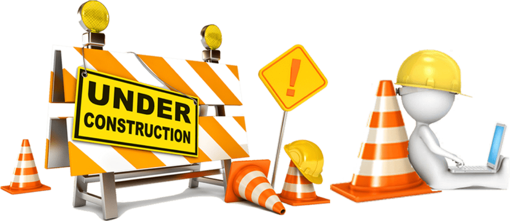 under construction vector