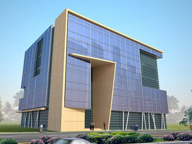 Complex building