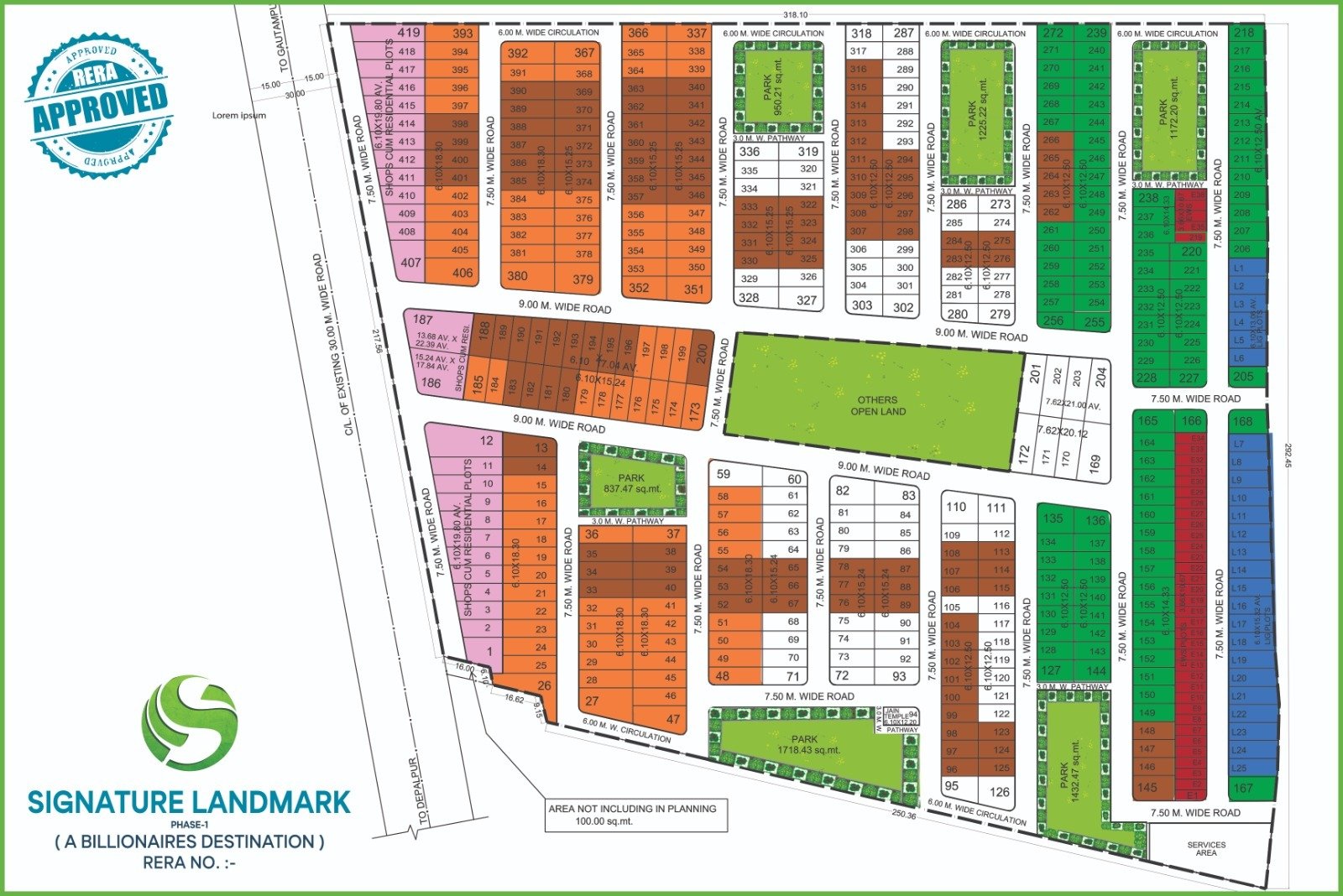 RERA approved signature landmark