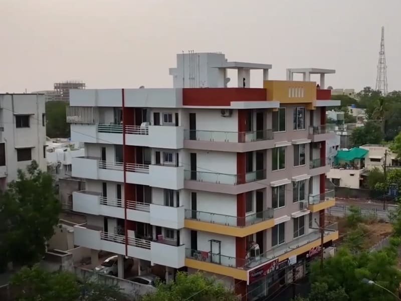 juzar mark commercial building in amravati