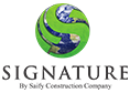 signature by saify construction logo